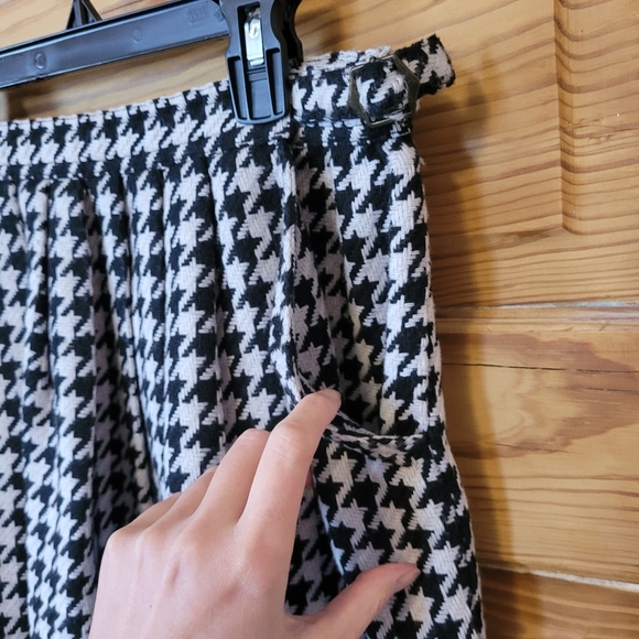 Blue Robin Anthropologie houndstooth skirt - Picture 7 of 8